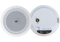 防火、铁质外壳+铁质网罩+铁质后罩、吸顶扬声器KC-702